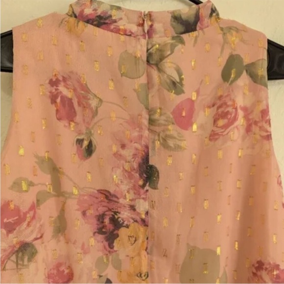 NWT size 14W Jessica Howard Women’s Style Midi Sleeveless chiffon floral dress - Picture 8 of 8